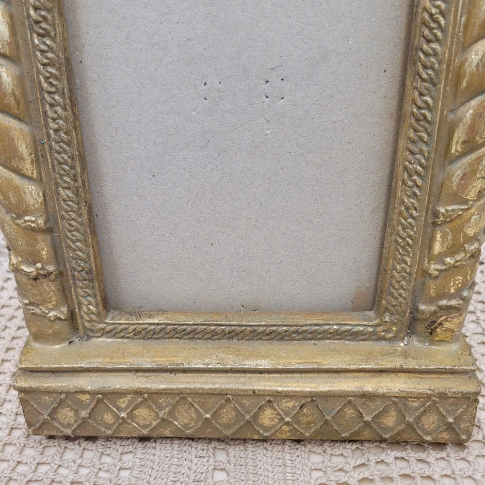 Elements Gold Ornate Baroque Style 4x6 Picture Frame Architectural Tabletop 10x6